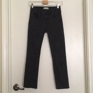 Madewell Alley Straight Denim Faded Black